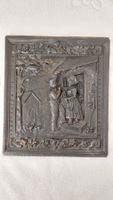 Antikes Gusseisen Relief / Platte /