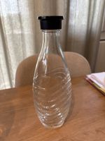 Soda Stream Glasflaschen mit schwarzem Schraubverschluss