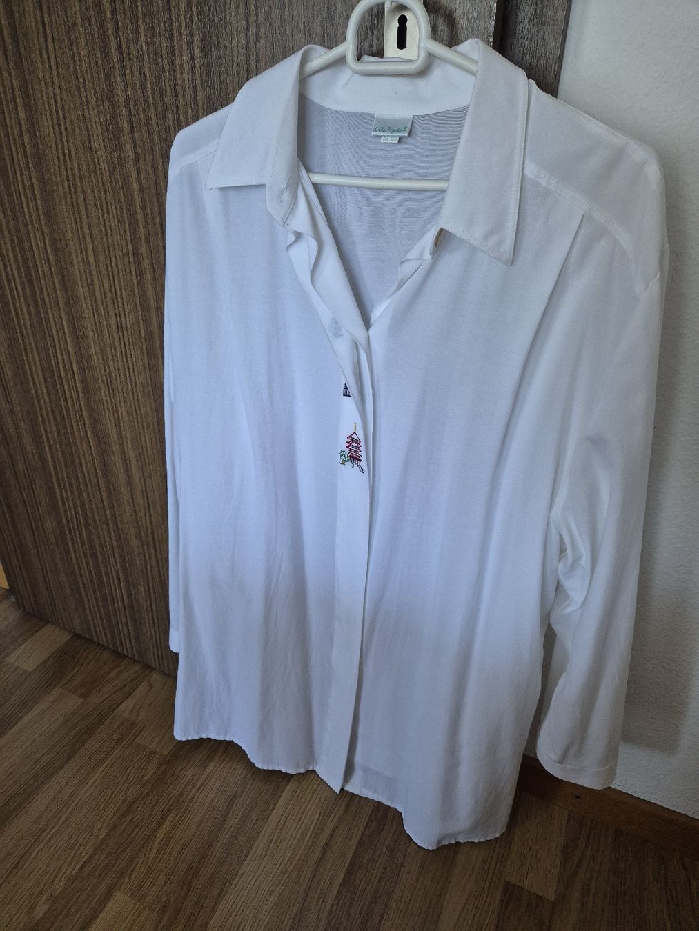 Ulla Popken Camicette: Ulla Popken Sommerbluse weiss  46/48 – Usato da Langenthal venduto da Polarisstern