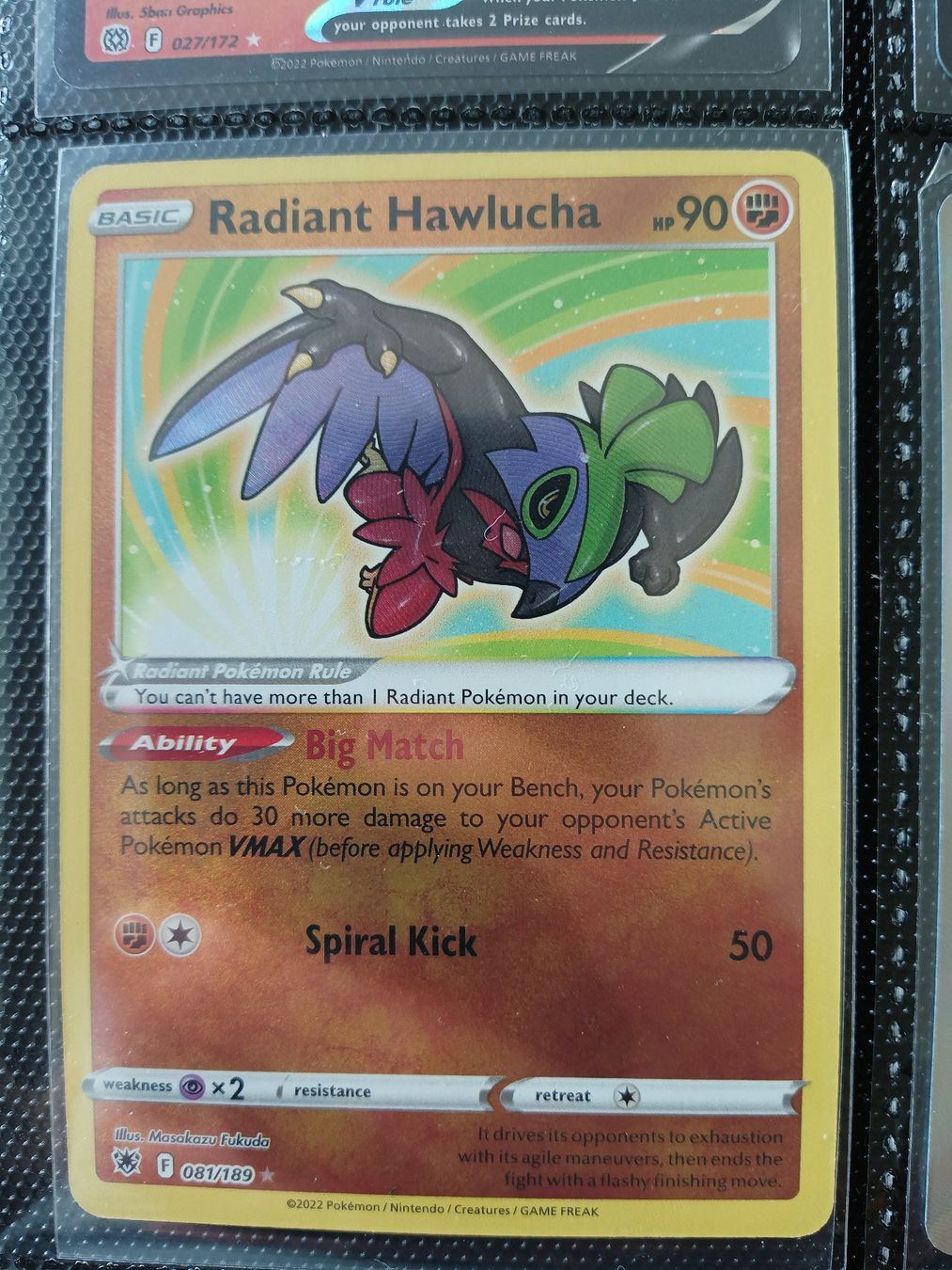 Pokémon Carte collezionabili: Radiant Hawlucha – Usato da Altstätten SG venduto da GGsGameshop