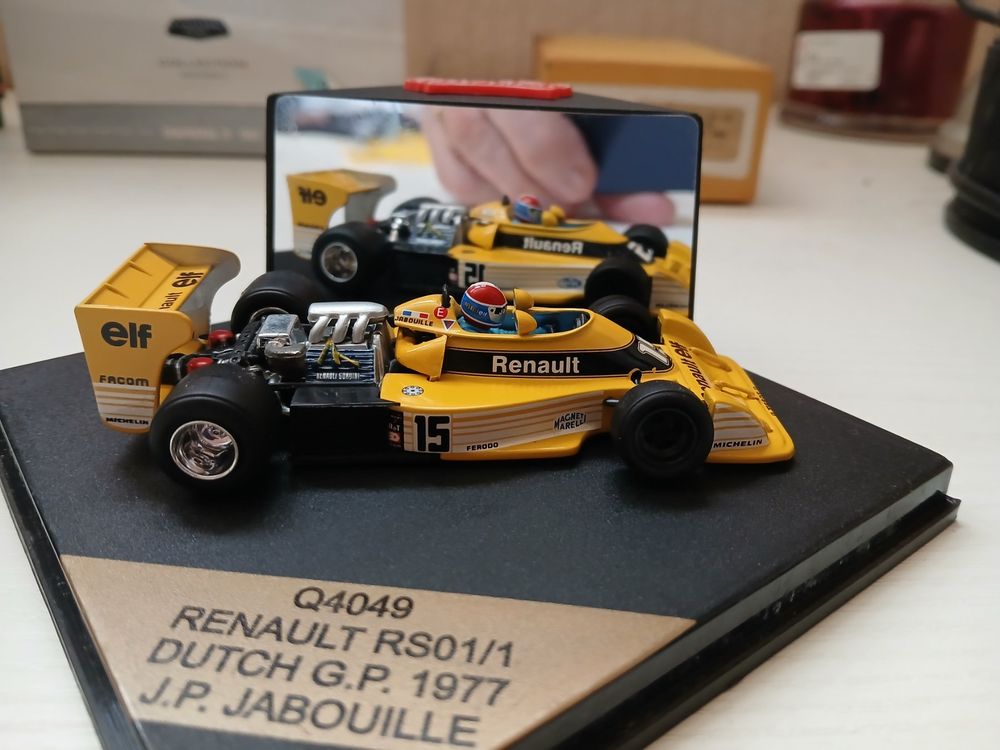 Renault RS01/1 Dutch GP 1977 (Jabouille) Quartzo 1:43 Q4049 (Neu und ...
