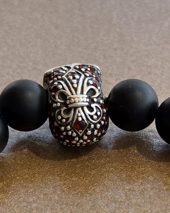 Bracciali & Braccialetti: Bracelet mit skull und Rubinen – Nuovo (secondo la descrizione) da Weggis venduto da Jeaval 5