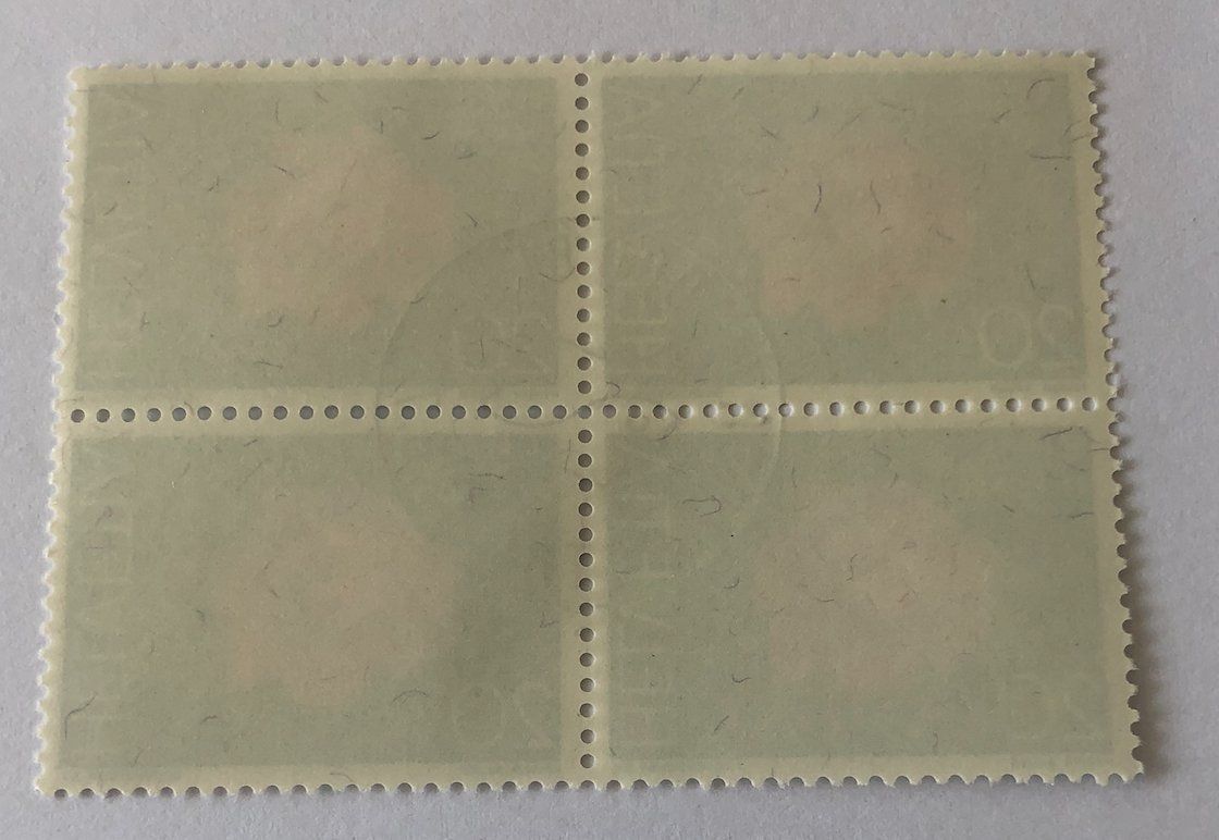 Tutti i francobolli: 4 er Block Nr.492 mit Vollstempel Bern – Usato da Aarau venduto da Billa007 1