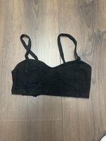 Damen Crop Top schwarz onesize guter Zustand