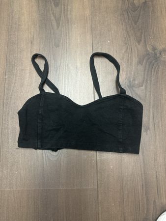 Damen Crop Top schwarz onesize guter Zustand
