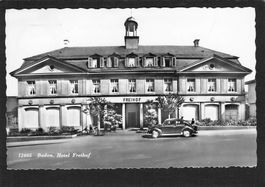.Baden AG , Hotel Freihof , Oldtimer , gel. 1950
