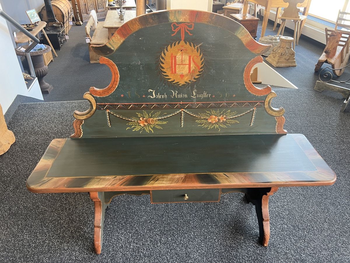 Panchine: Appenzeller Sitzbank dat.1836 – Usato da Gossau SG venduto da Keller-Antiques