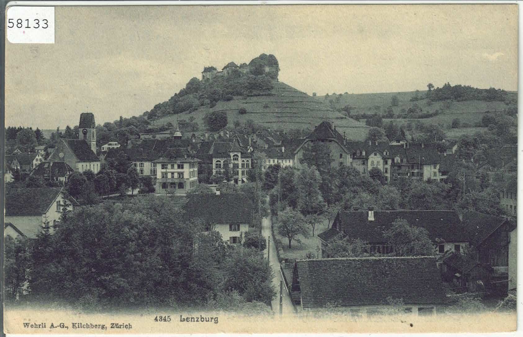 Cartoline postali: Lenzburg - Generalansicht – Usato da Ettingen venduto da Kartenplanet