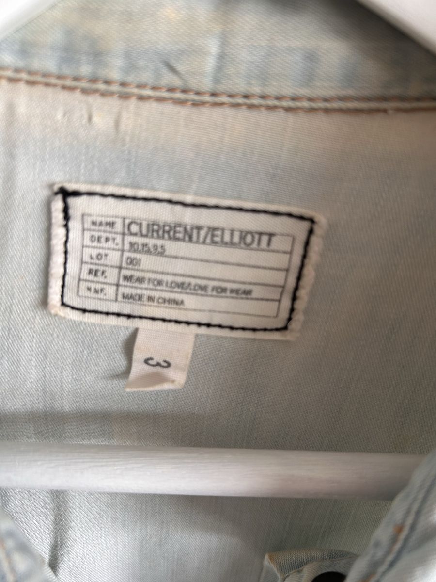 Camicette: CURRENT/ELLIOTT Hemdbluse washed Denim Look Gr. 3 / M – Usato da Luzern venduto da Mgugli 1