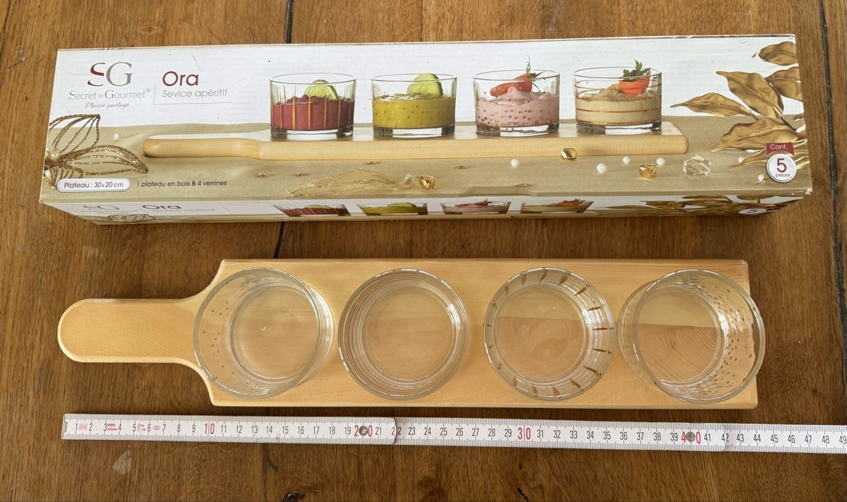 Bicchieri: 2x Gourmet Dessertglas Set / Apero – Nuovo (secondo la descrizione) da Spiegel b. Bern venduto da dijaro