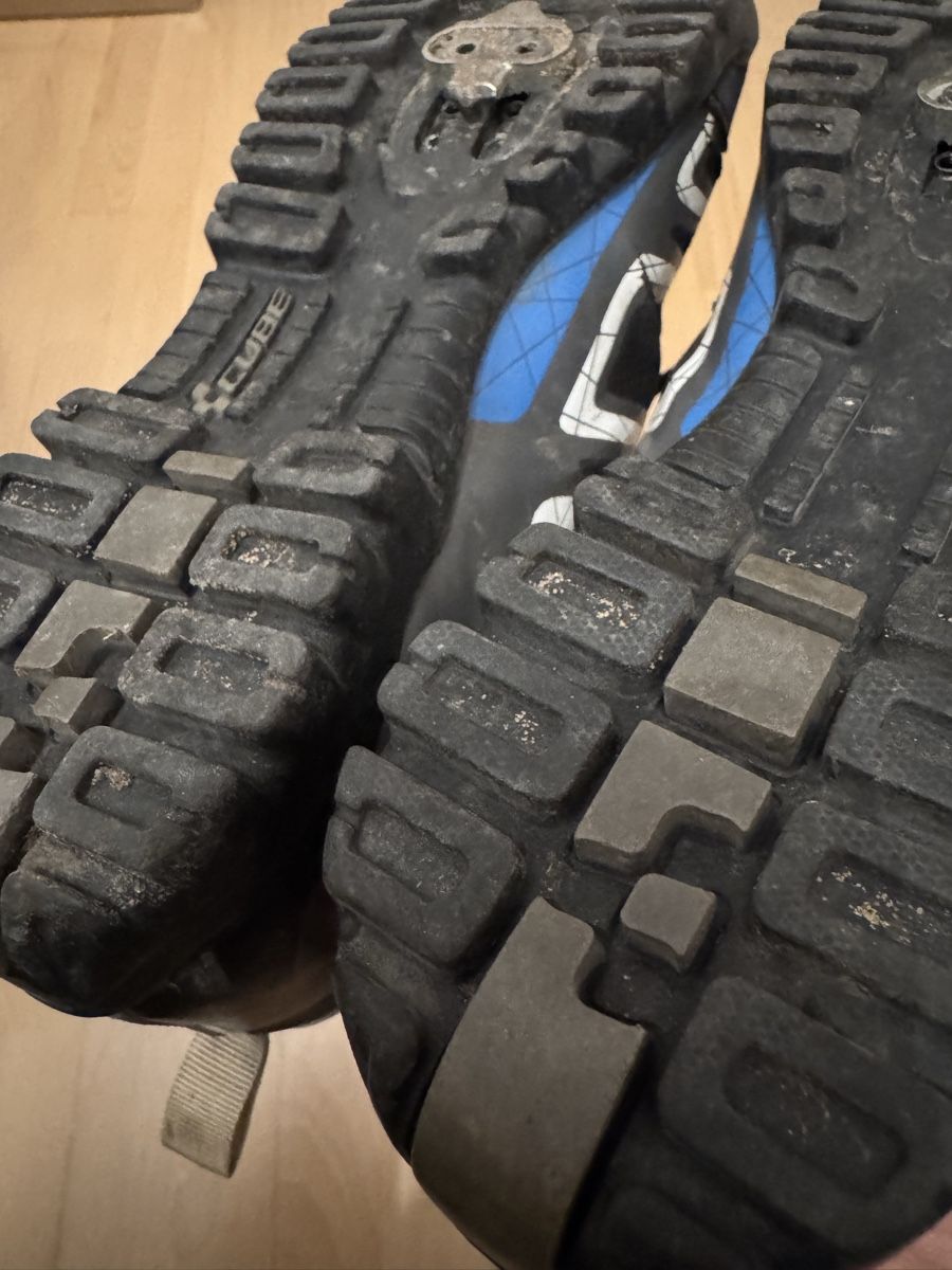 Cube Scarpe da uomo: Cube MTB Bikeschuhe Gr. 40, schwarz/blau – Usato da Perlen venduto da SPICE24 2