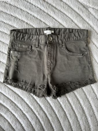Short en jeans kaki H&M taille 34