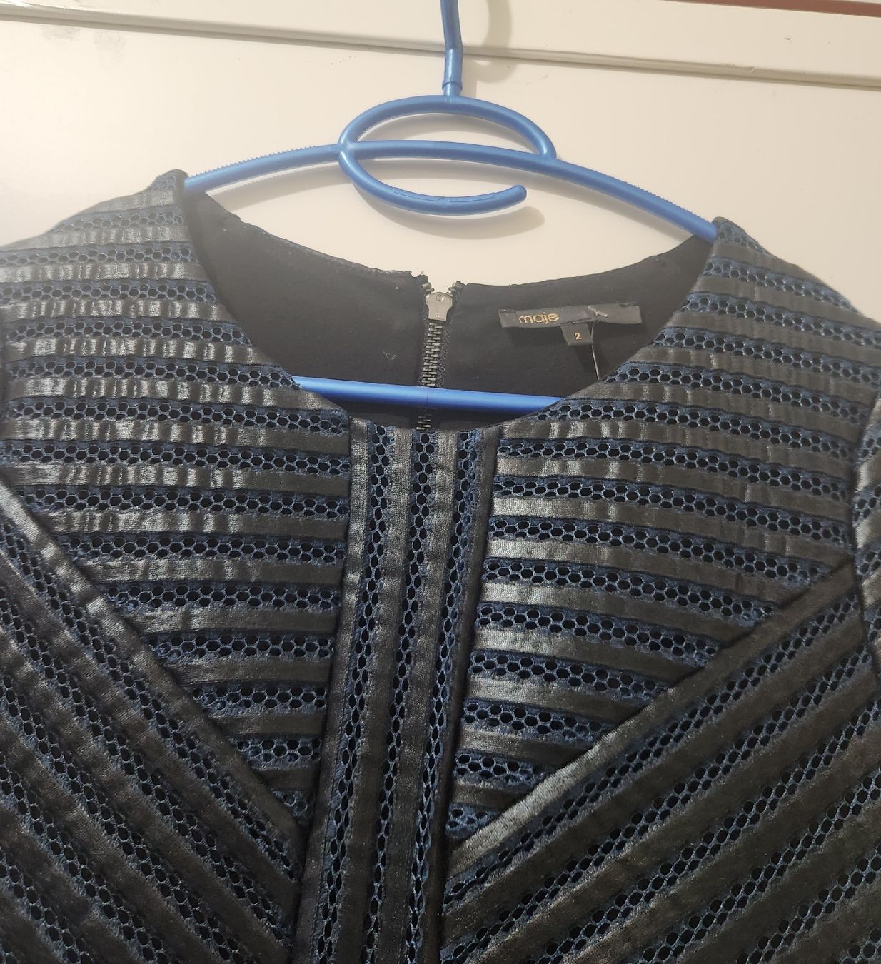 Maje Vestiti: Robe courte Maje noir détails structurés taille 38 – Usato da Niedergösgen venduto da Eva2410 6