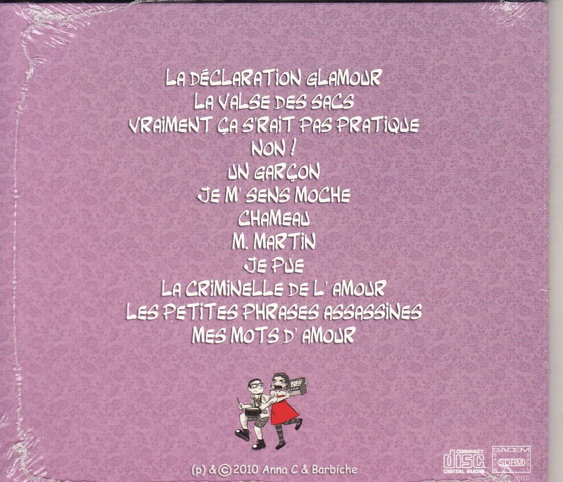 CDs: Anna C & Barbiche – Neu und originalverpackt aus Boussens von catfood01 1