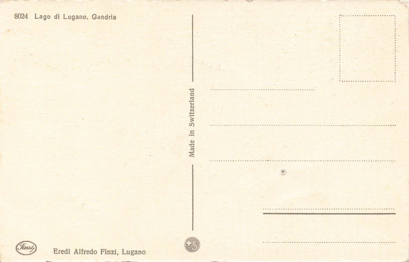 Cartoline postali: Gandria – Usato da Biasca venduto da Blenio71 1