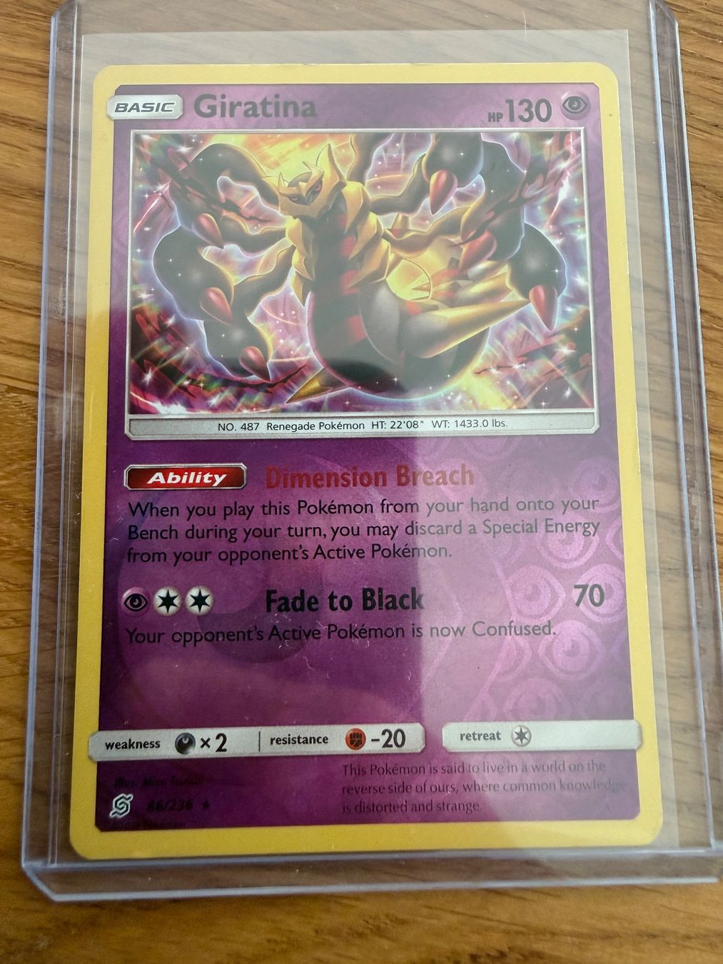 Pokémon Cartes à collectionner: Giratina 86/236 – D'occasion à Amriswil par sim_nlb6