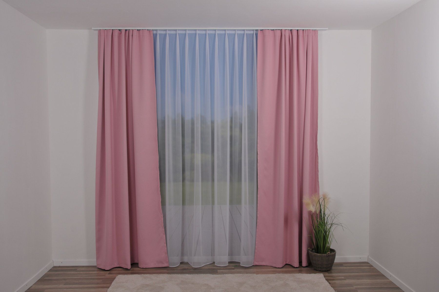 Tende: Verdunkelungsvorhang   mit Gleiter ROSA – Nuovo e nell'imballaggio originale da SIEBNEN venduto da fiuman1