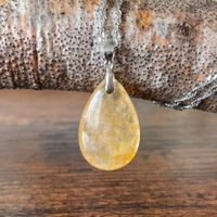 ✲ Golden Healer Quarz Anhänger ✲ 25mm / 4g