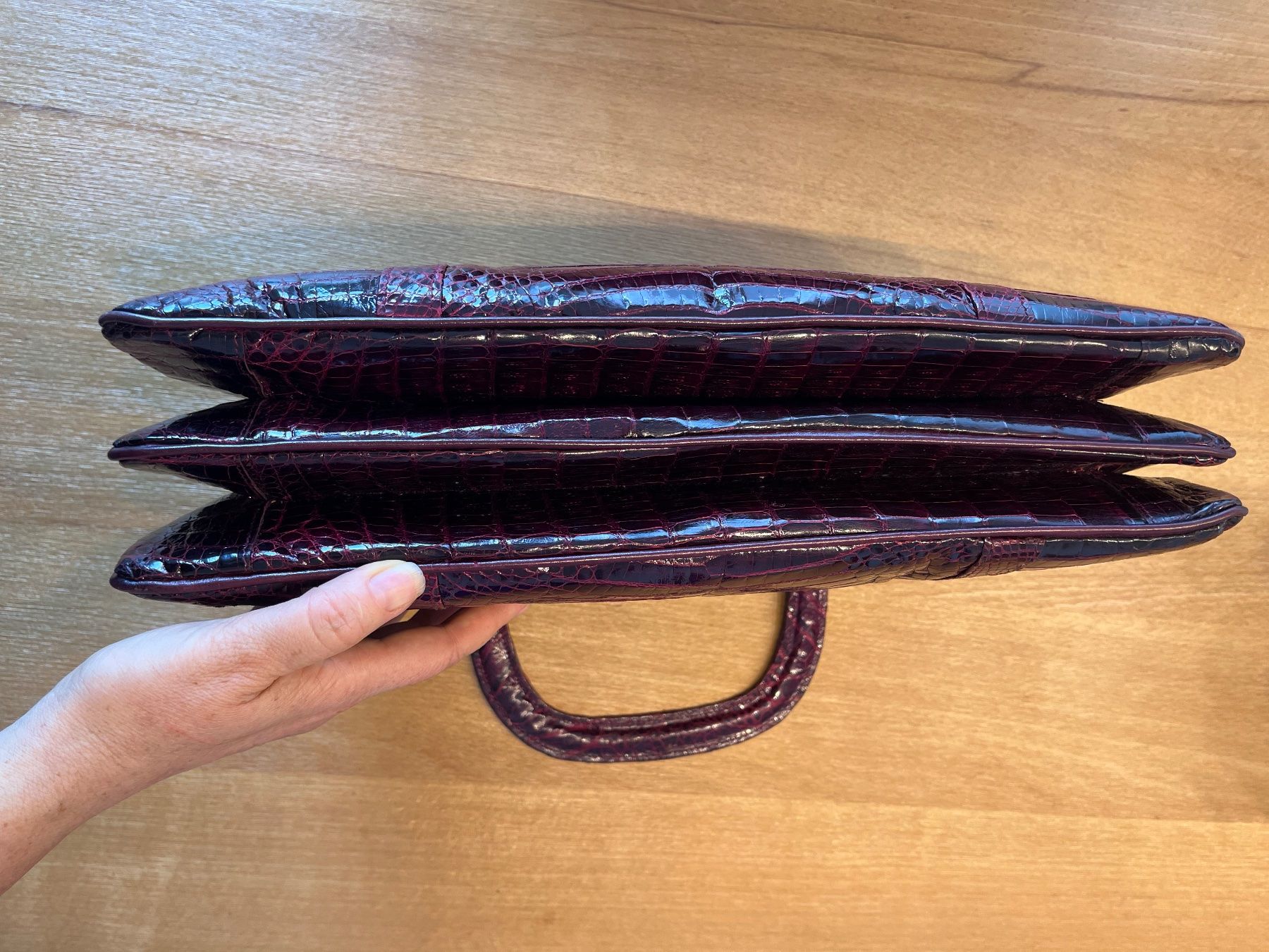 Sacs femmes: Vintage Tasche aus echtem Krokodilleder – D'occasion à Roggwil BE par KarotteV 4