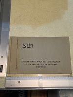 buch, heft SLM, schweiz. lokomotivfabrik, winterthur um 1900