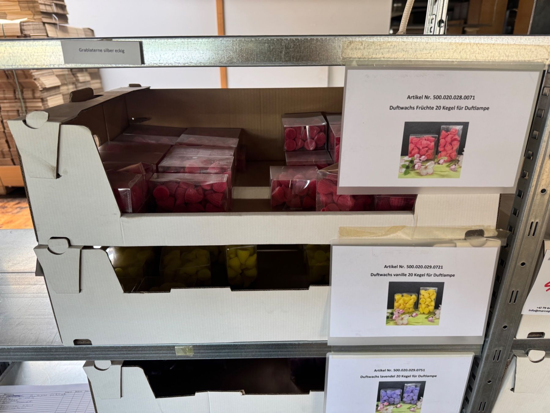 Bougies: 476 Posten Duftwachs aus Liquidation – D'occasion à Derendingen par Meisterstuecke 1