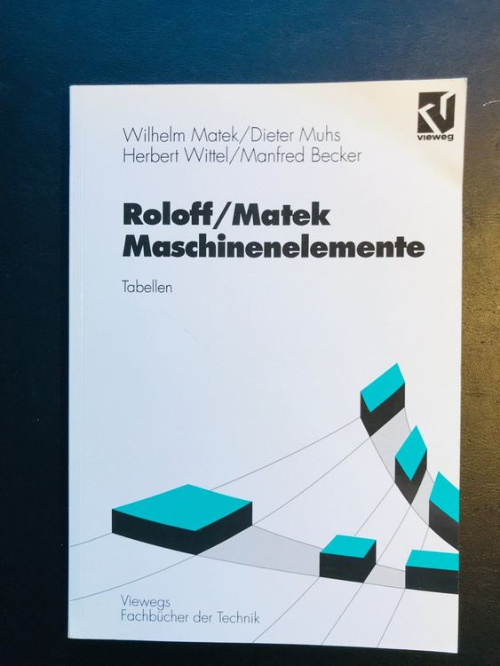 Roloff / Matek - Maschinenelemente (Gebraucht) in Sarnen für CHF 1 ...