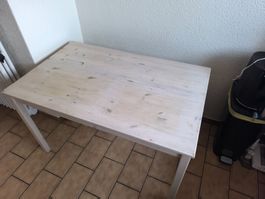 Table de cuisine en bois à repeindre 75x73x120cm (PxHxL)