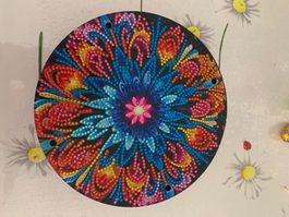 Mandala Schmuckschatulle / Dose - Handarbeit - Unikat