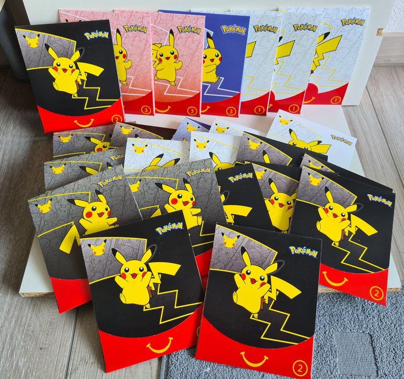 Pokémon 25th anniversary McDonalds Packs Kaufen auf Ricardo