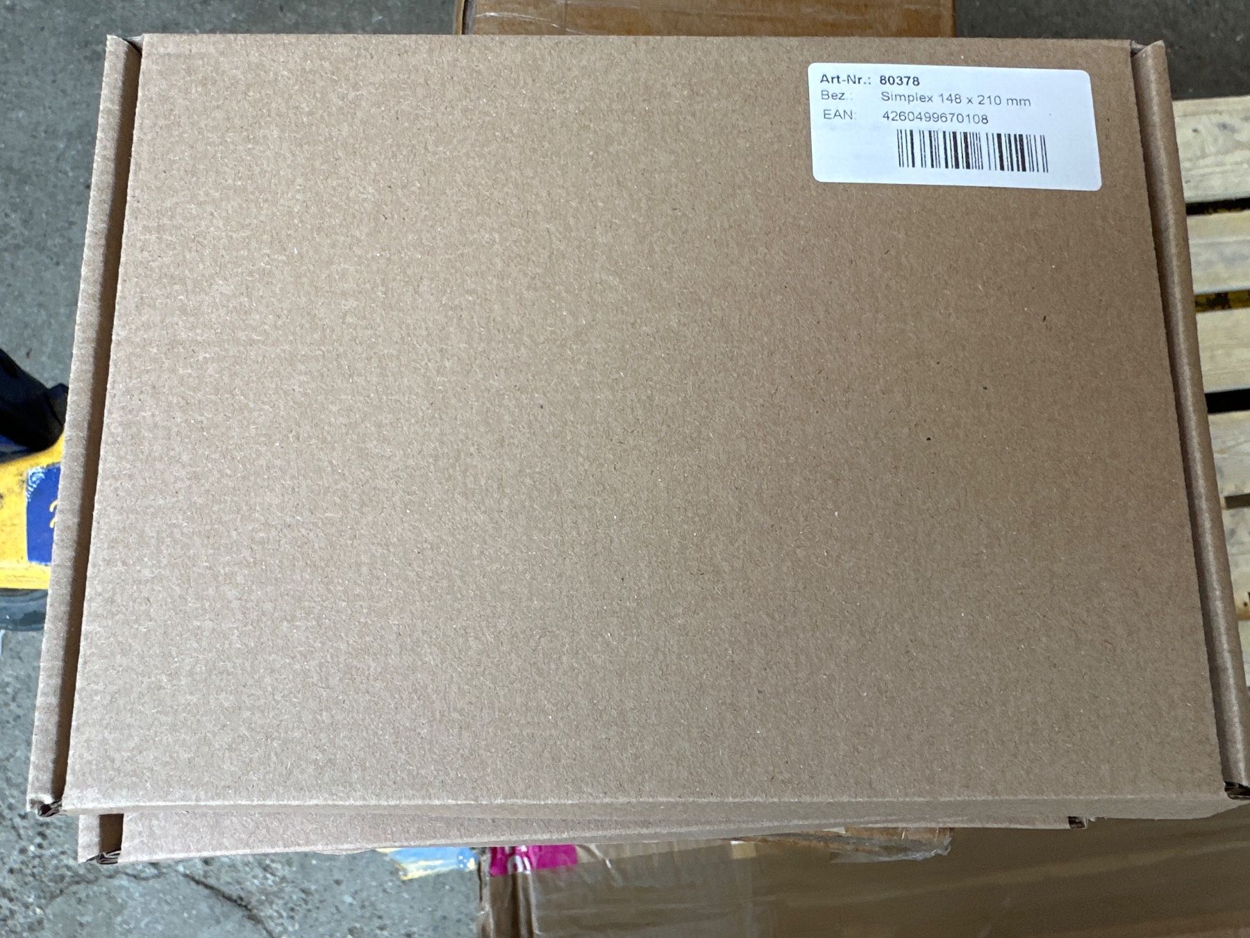 Schilder: neues Türschild Simplex, 148 x 158 mm – Neu und originalverpackt aus Necker von liq24 1
