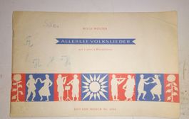 Willi Wolter: Allerlei Volkslieder - Edition Moeck Nr. 2036!