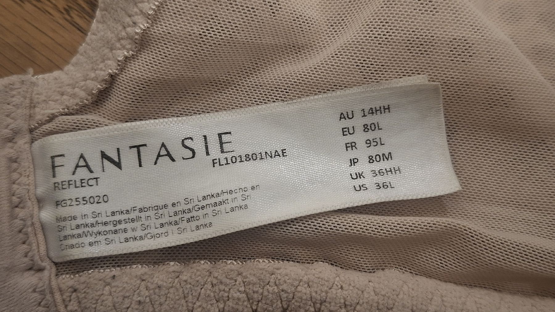 Altra biancheria intima: 80L Fantasie Reflect BH – Usato da Oberengstringen venduto da Kimchimon 4