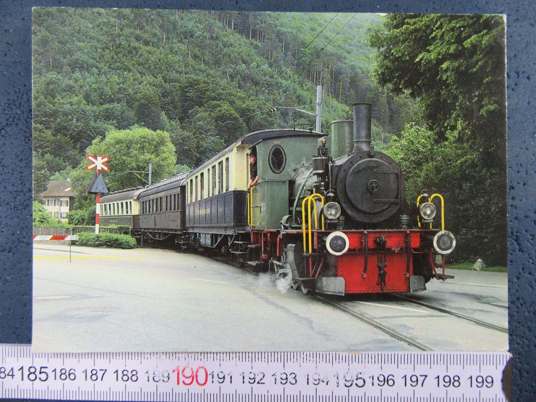 Cartoline postali: OENSINGEN-BALSTAL-BAHN OeBB DAMPFZUG"CHLUSER-SCHNÄGG" – Usato da Ettingen venduto da Hausi4711