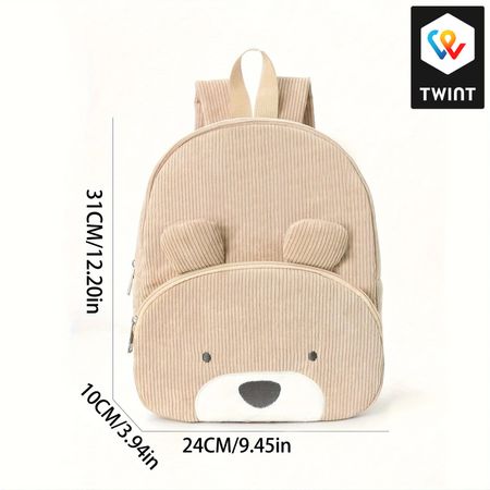 Sac à dos ourson kawaii – école primaire