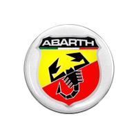 Abarth Nabendeckel 3D Aufkleber Sticker 50mm Durchmesser