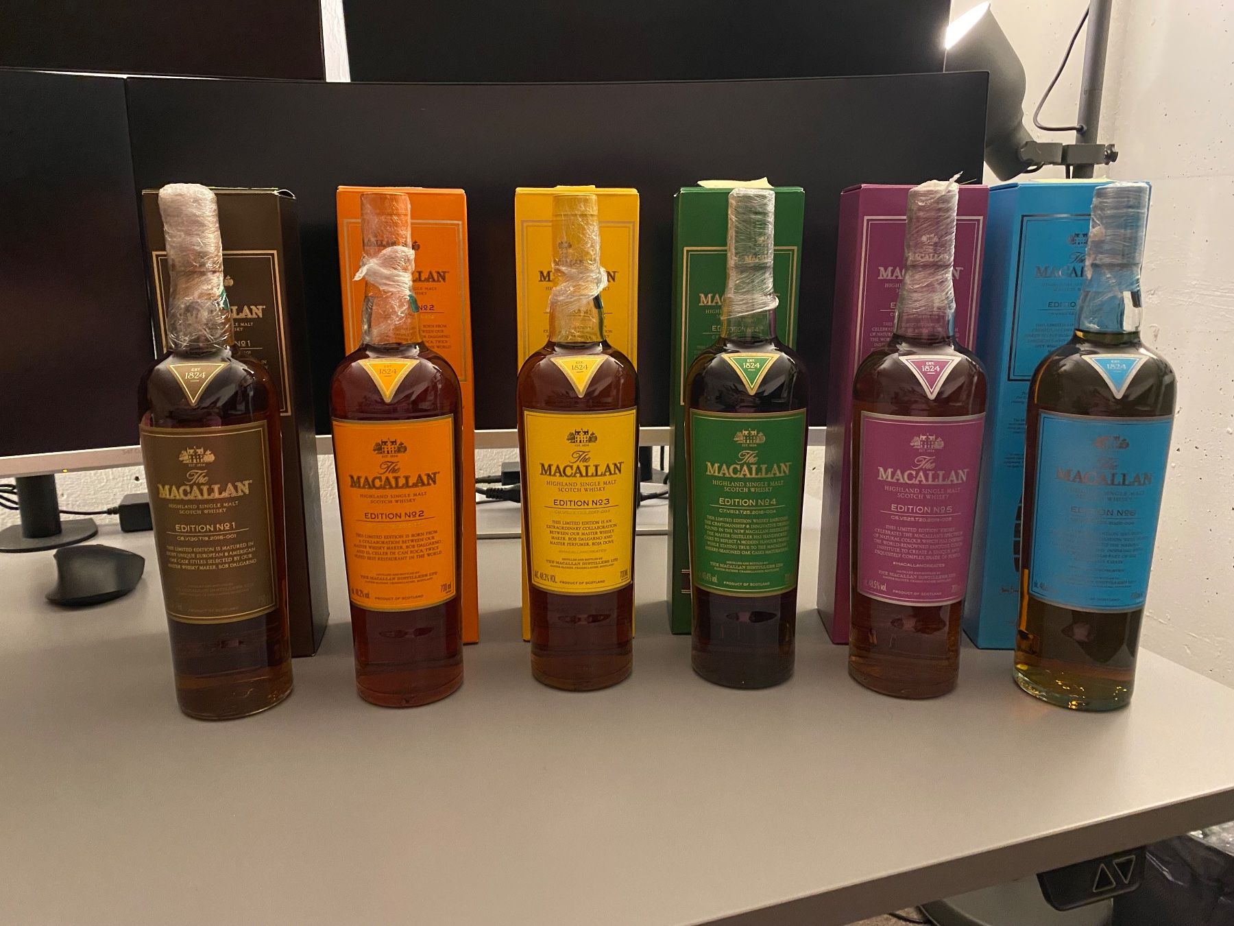 Macallan Spirituosen: Macallan Edition 1 to 6 complete series – Neu und originalverpackt aus Küsnacht ZH von alexinside619