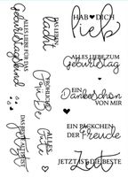 Silikonstempel Hab dich lieb