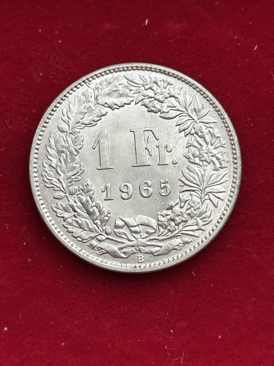 Alle Münzen: Highlight Silber 1 Franken 1965 – Gebraucht aus Büttikon AG von Rcook 2
