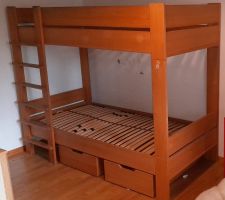 Etagenbett Massivholz
