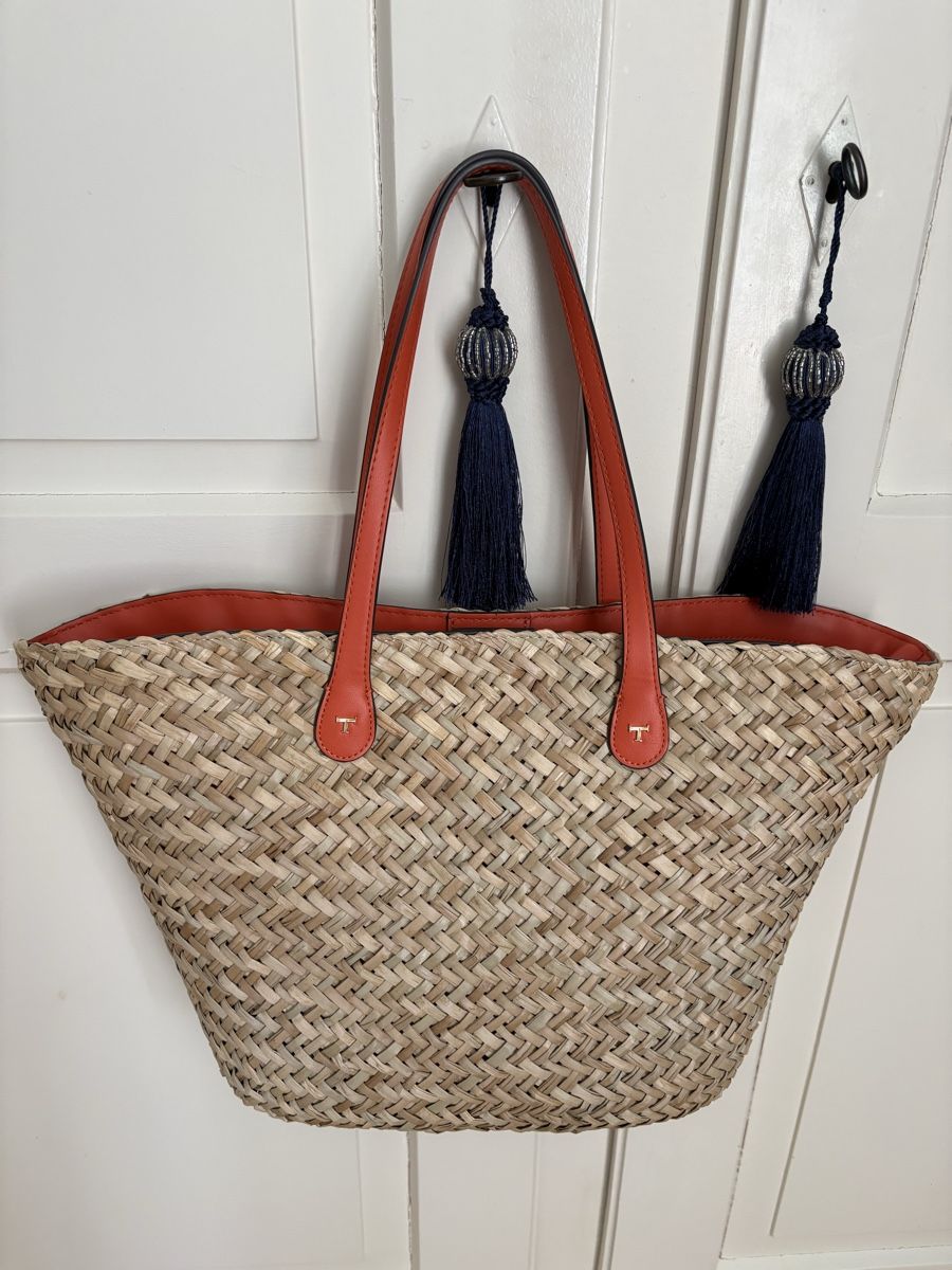 Borse da donna: Sommerliche Tasche aus Bast – Usato da Winterthur venduto da Lepetitprince18 1