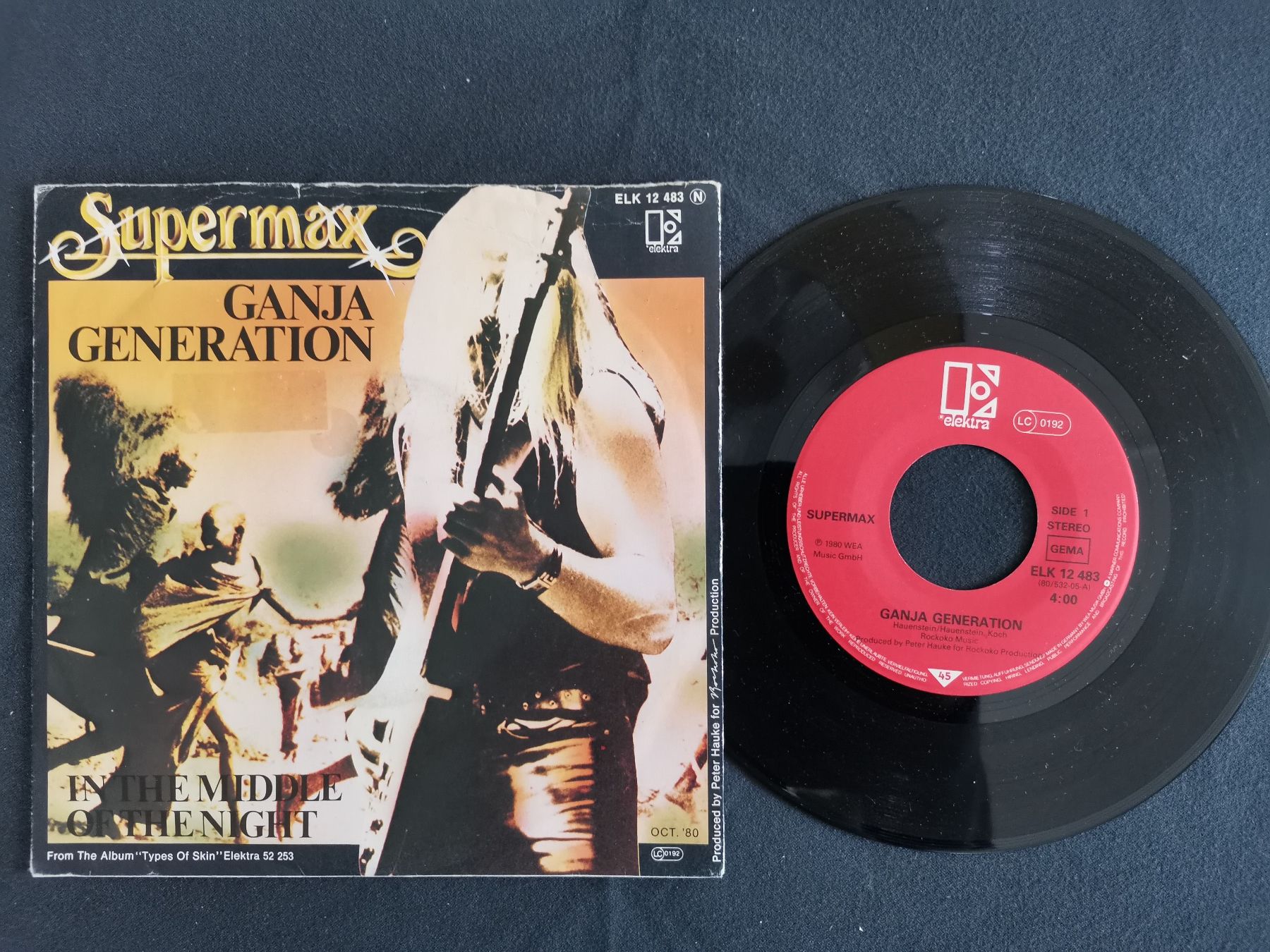 Dischi in vinile: Single: SUPERMAX/"Ganja Generation"/80s (VG) – Usato da Luzern venduto da adonairo