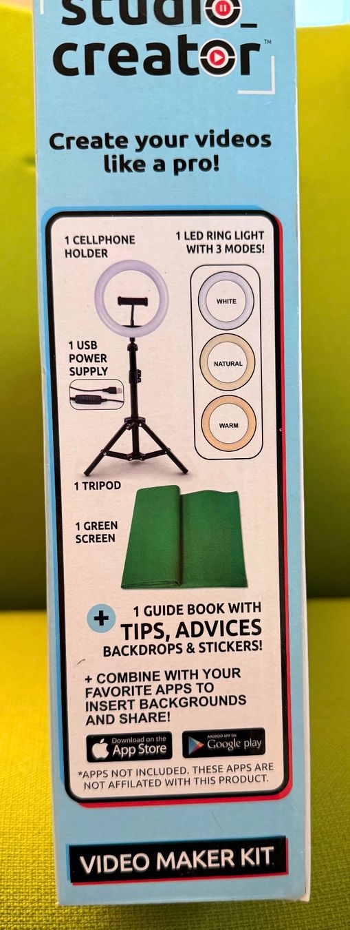 Spielzeuge: Video Maker Kit mit Ringlampe – Neu und originalverpackt aus Frauenfeld von Scleo 3