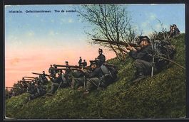 Grenzbesetzung 1914, Soldaten der Infant