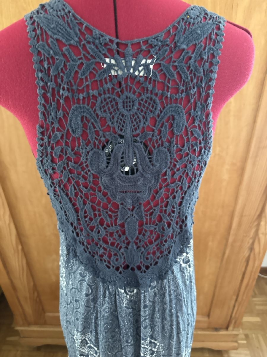 Odd Molly Vestiti: Kleid lang Odd Molly Grösse 2 dunkelblau mit Muster – Usato da Pratteln venduto da EVA67 2
