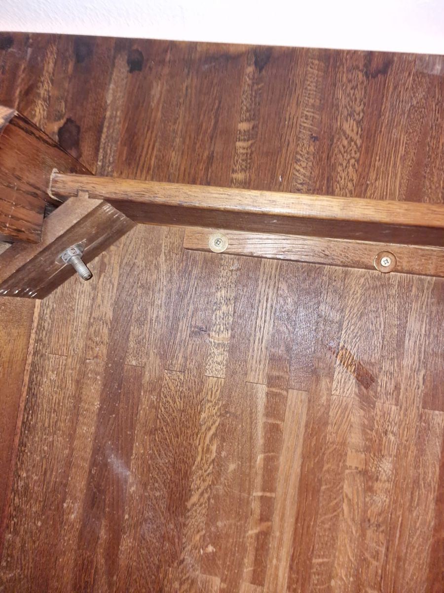 Tische: Massiver Klostertisch Eiche, 200x90cm – Gebraucht aus Basel von p_ill24 3