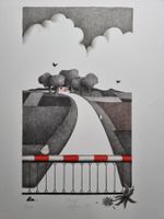 ROLF EGGER  LITHOGRAPHIE SIGNIERT NUMMERIERT