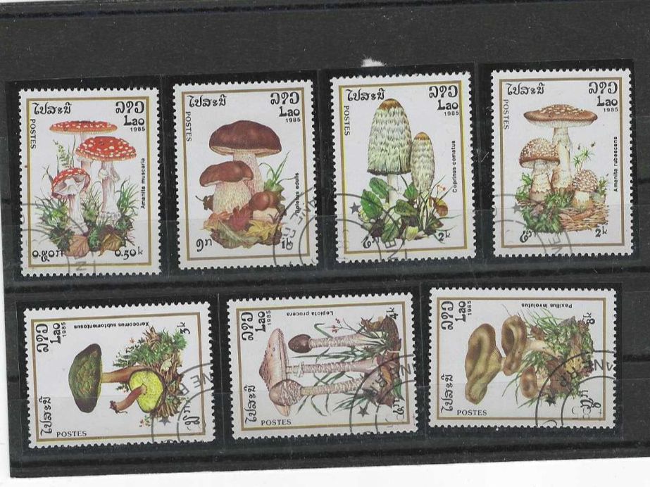 Tutti i francobolli: LAOS 1985 GEST. PILZE – Usato da Dintikon venduto da bonita099