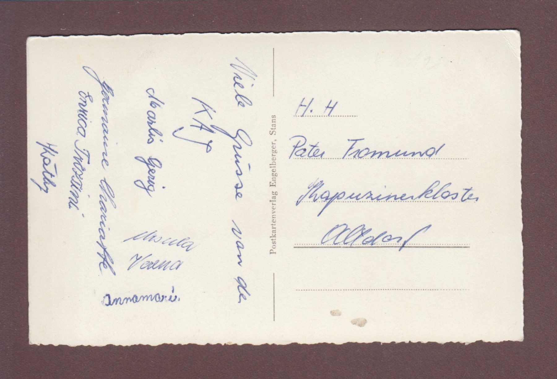Cartoline postali: SEELISBERG - Mythen – Usato da Pully venduto da nicecards 1