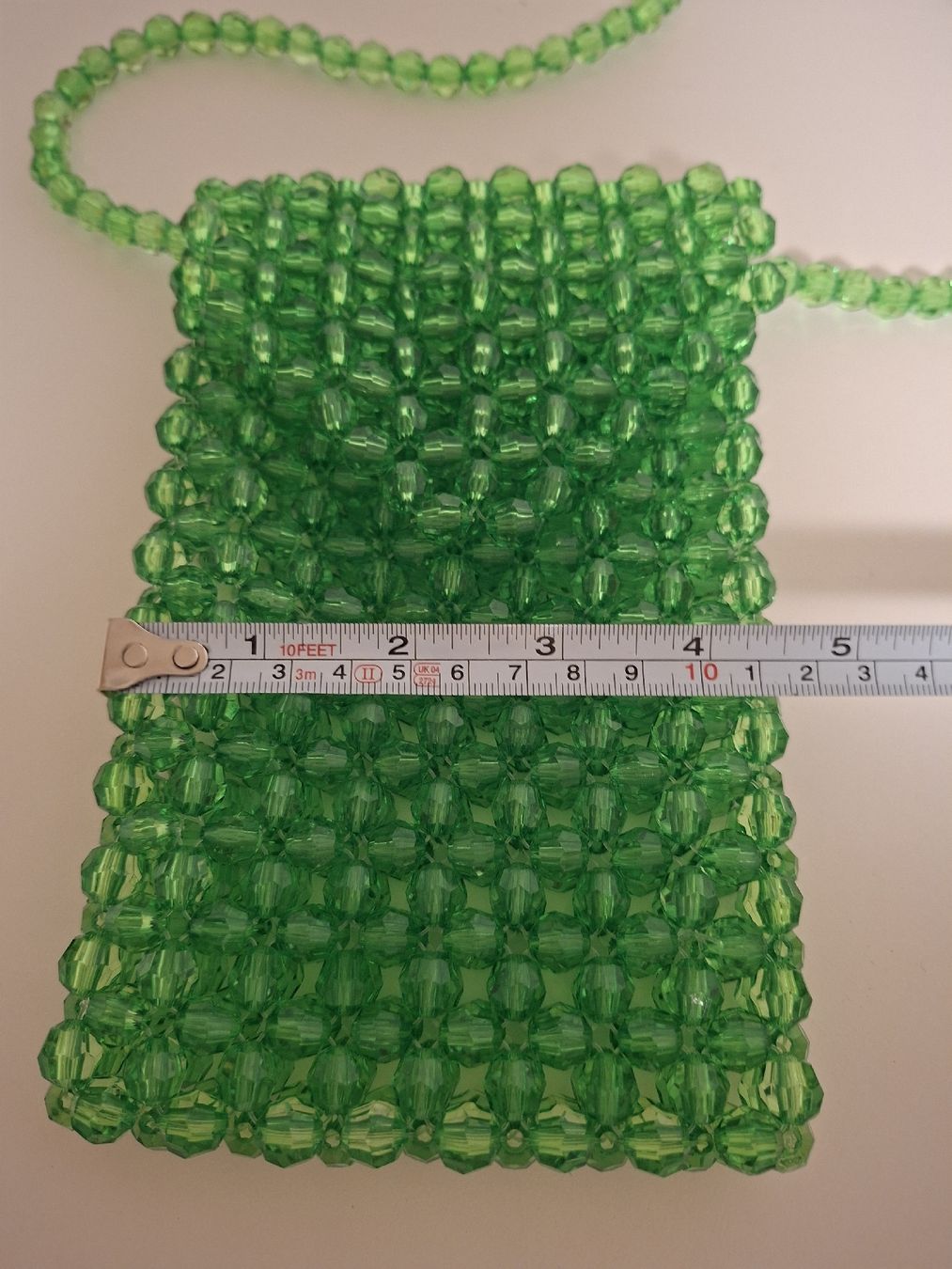 Borse da donna: Green Beaded Bag with Strap, Cute Summer Accessory! – Nuovo (secondo la descrizione) da Zürich venduto da oli_p8cc 2