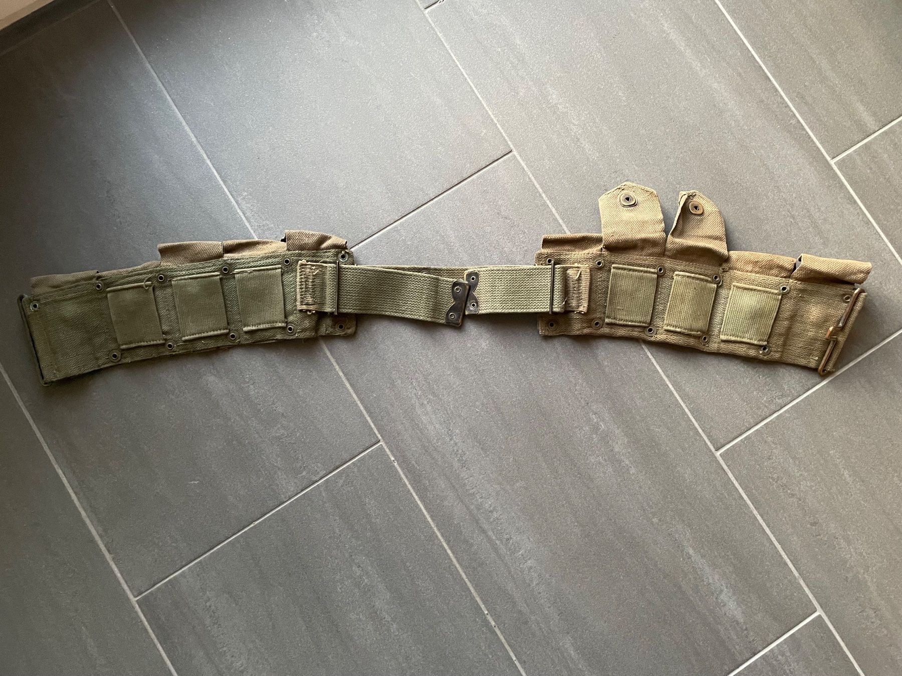 US Army Uniformi: Original us Army Springfield / Garand belt – Usato da Oberbütschel venduto da Woodie2005 4